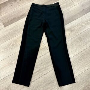 Luca Luca Black Wool Silk Blend Pants Size 6